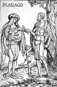 Inboorlingen van Algoa, 1508 door Hans Burgkmair